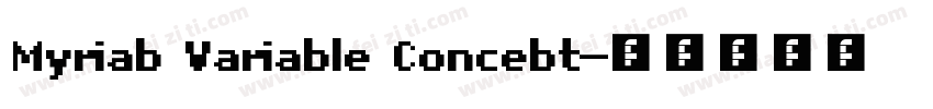 Myriab Variable Concebt字体转换